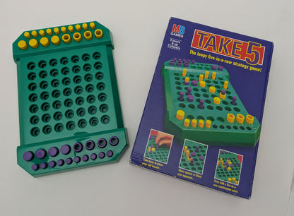 Easy to learn but full of depth, Take 5 (1993) is perfect for anyone who loves a quick yet thoughtful challenge.