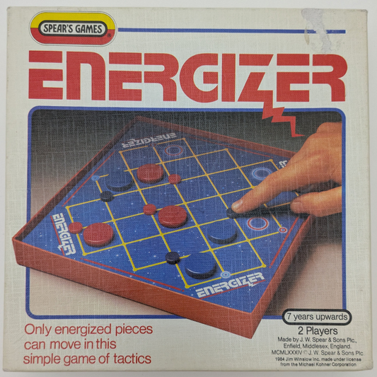 Energizer (1984) – Strategic Abstract Game for Two Players