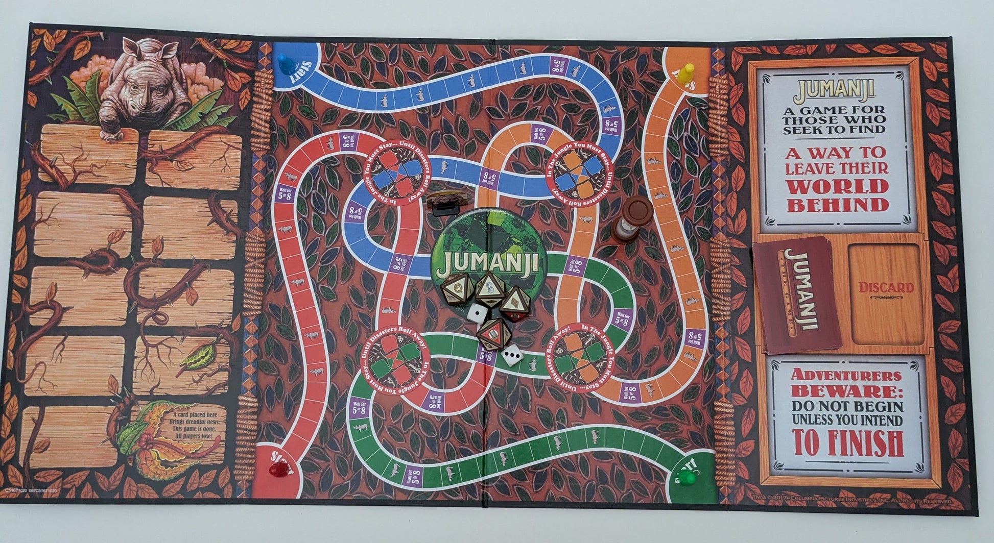 Enter the wild world of Jumanji and see if you can escape the jungle before time runs out.