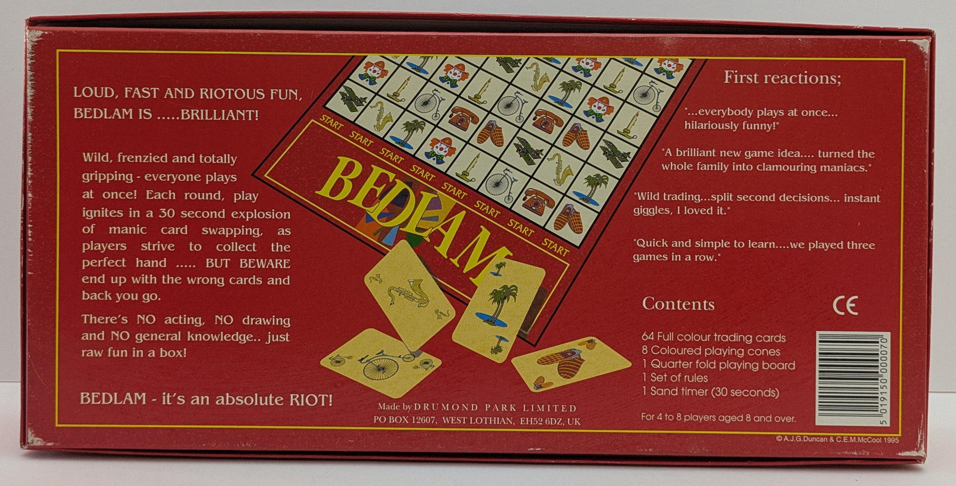 Experience Bedlam (1995) – The Shouty, Swappy, No-Turns Game You Didn't Know You Needed!