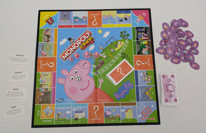 Explore Peppatown in Monopoly Peppa Pig (2003) and see who becomes the richest pig on the playground!