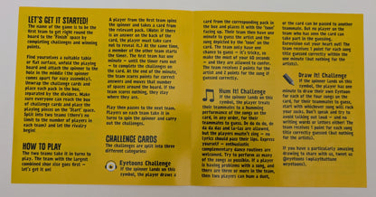 "Eyetoons game instructions showing how to guess songs, draw cartoons, and hum tunes in this fun musical quiz game."