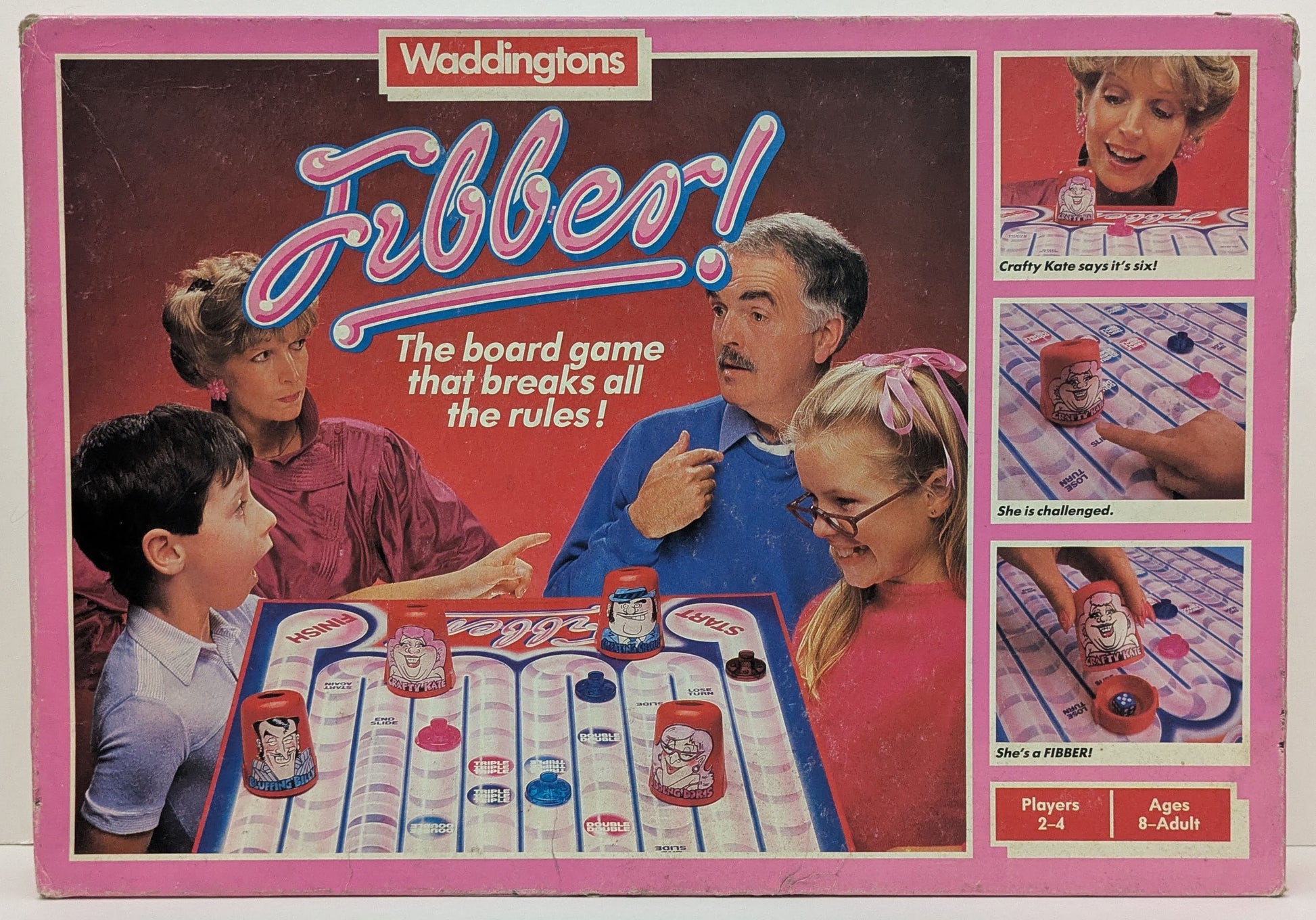 Fibber (1985) is a family favourite from the past that still brings bluffing fun to today’s game nights.