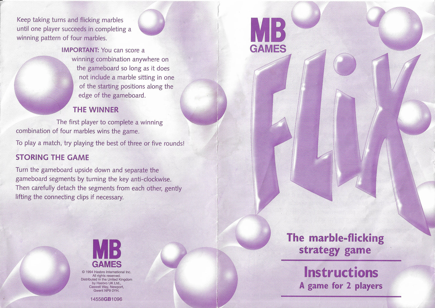 Flix (1994) – MB Games Fast-Paced Flicking Fun