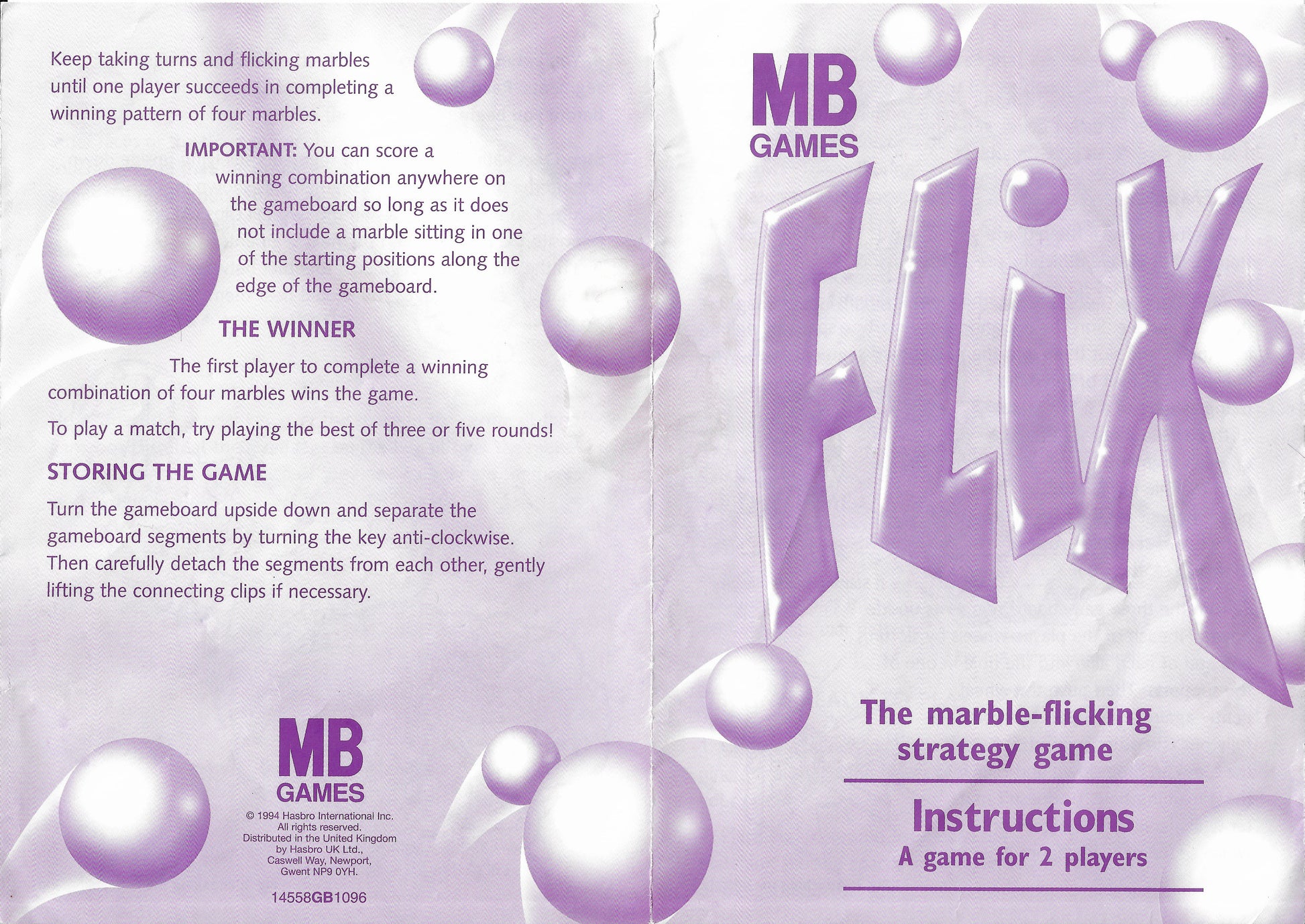 Flix (1994) – MB Games Fast-Paced Flicking Fun