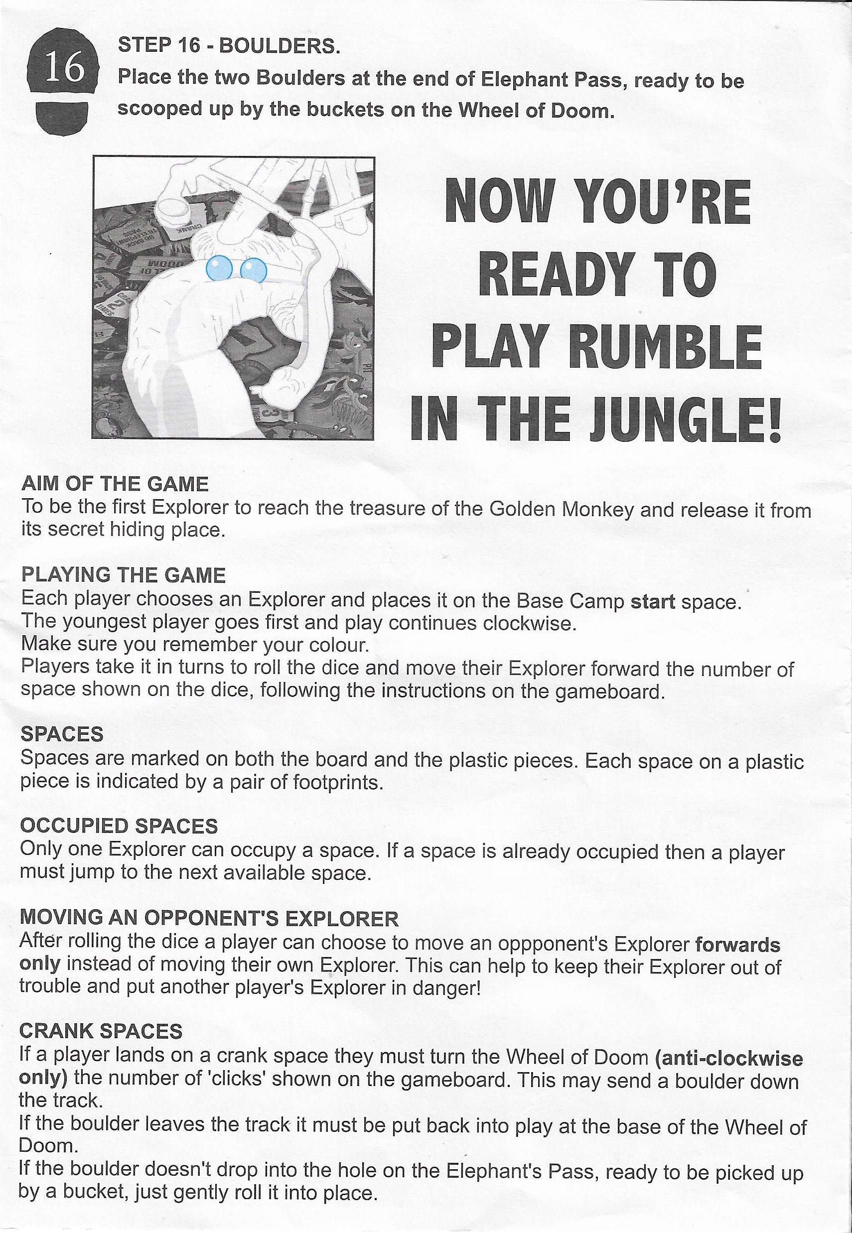 Follow the jungle path with the official Rumble in the Jungle (2020) rules.