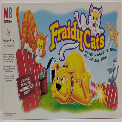 Fraidy Cats (1995) Board Game – Family Fun Chase Game