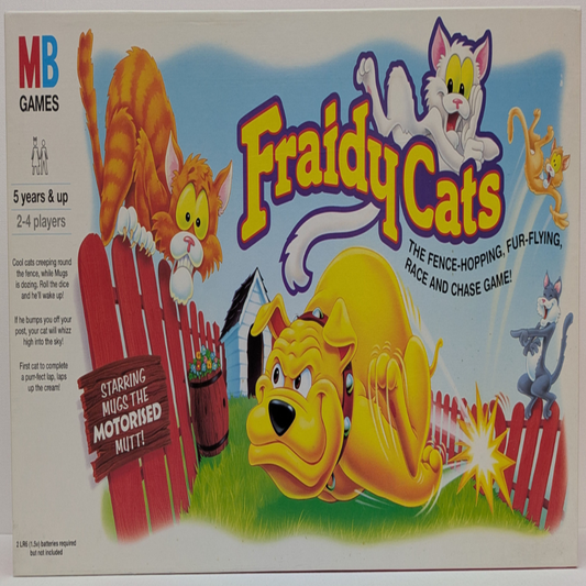 Fraidy Cats (1995) Board Game – Family Fun Chase Game