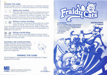 Fraidy Cats (1995) Game Rules — How to Set Up and Play the Classic 90s Game