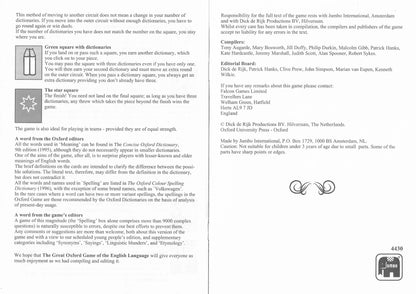 From Easy to Extremely Difficult – Choose Your Challenge in Oxford’s 2007 Language Game