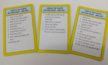 Gather friends and family for Yes! No! (2008), the hilarious word game that guarantees laughter at every turn.