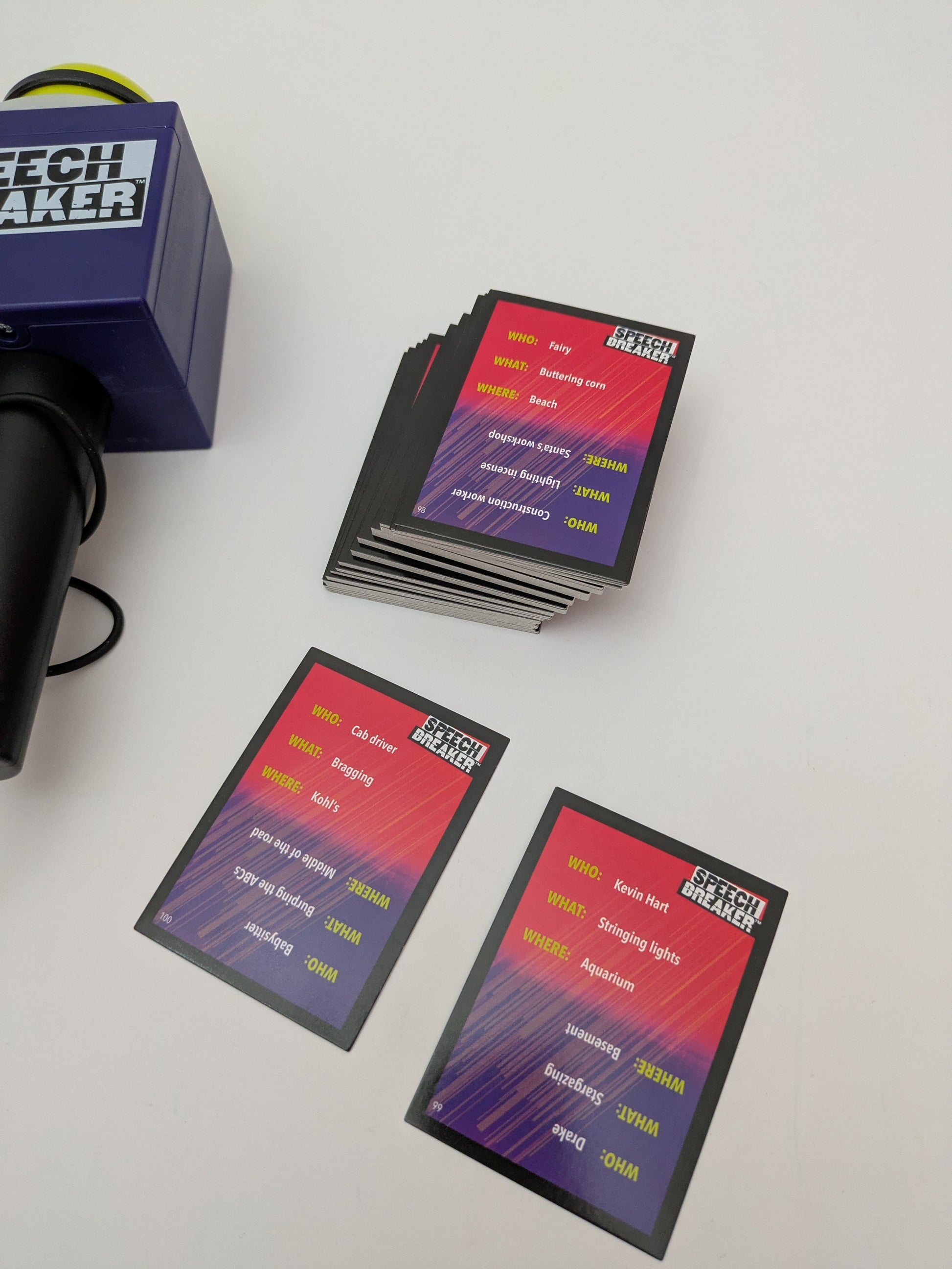 Get your words in a twist with the hilarious voice-delay game Speech Breaker (2017).