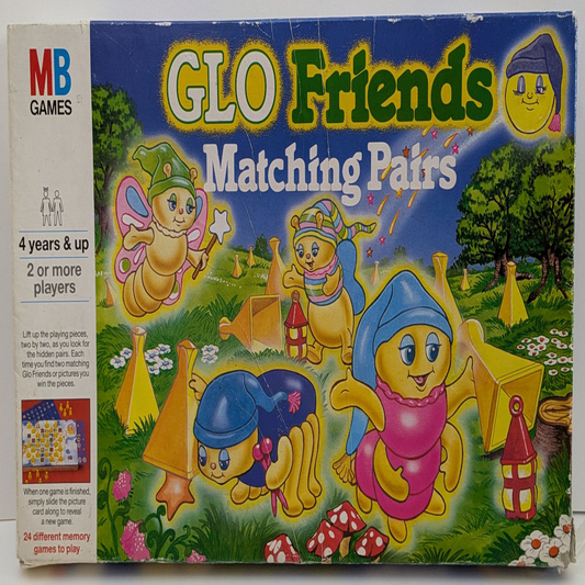 Glo Friends – Matching Pairs (1985) – A Sweet Memory Game with a Glowing Twist!