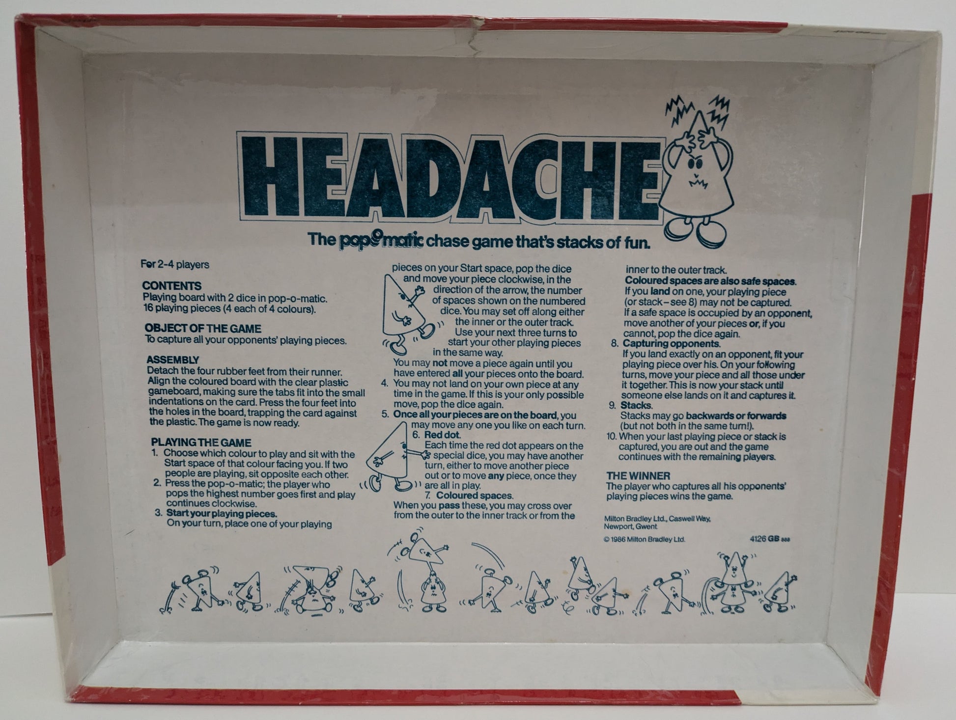 "Detailed Headache gameplay guide explaining how to stack cones, control the board, and outsmart opponents through strategic moves."

