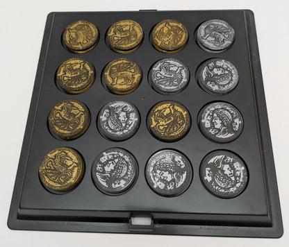Heads & Tails (1981) A Strategic Coin Flipping Board Game of Skill and Tactics