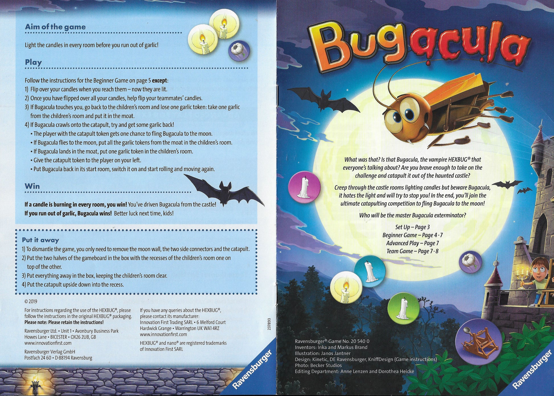 How to Play Bugacula – Beginner, Advanced, and Team Rules