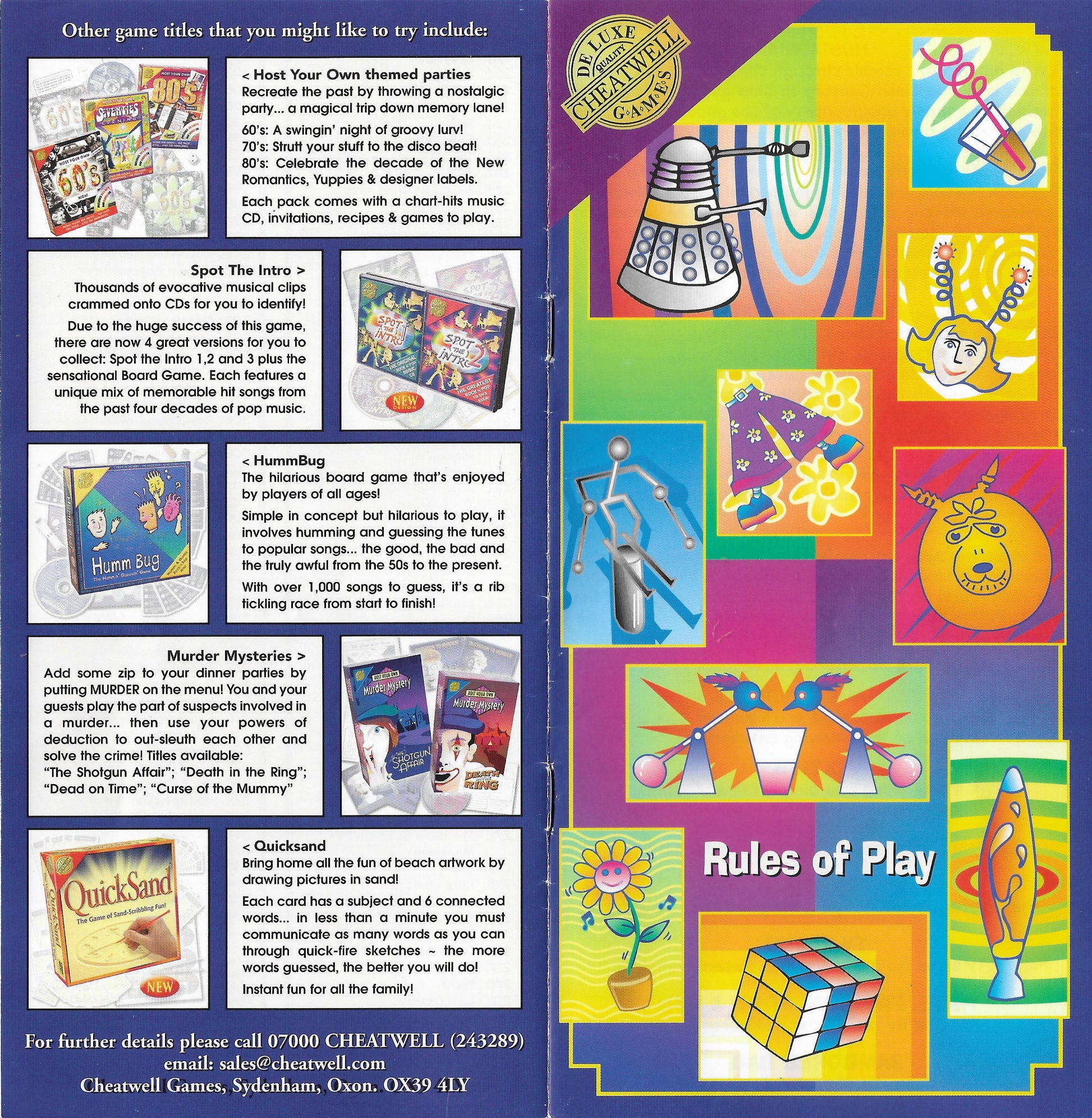 How to play Nostalgia (2006) – rules for scoring, rounds and categories