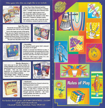 How to play Nostalgia (2006) – rules for scoring, rounds and categories