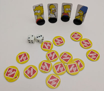 Hunt for missing items with Homer, Marge, Bart, Lisa, and Maggie in The Simpsons – Lost and Found (2005).