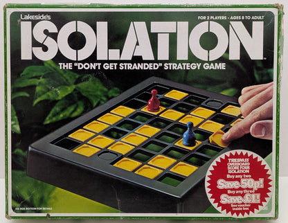 If you enjoy games that make your brain tick, Isolation (1978) is definitely worth a go.