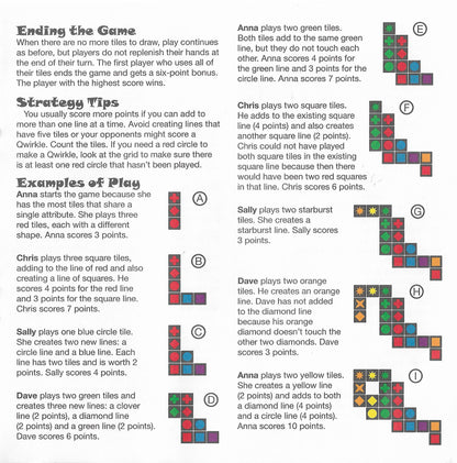 If you like Scrabble or Rummikub, you’ll love the clever pattern play in Qwirkle (2006).