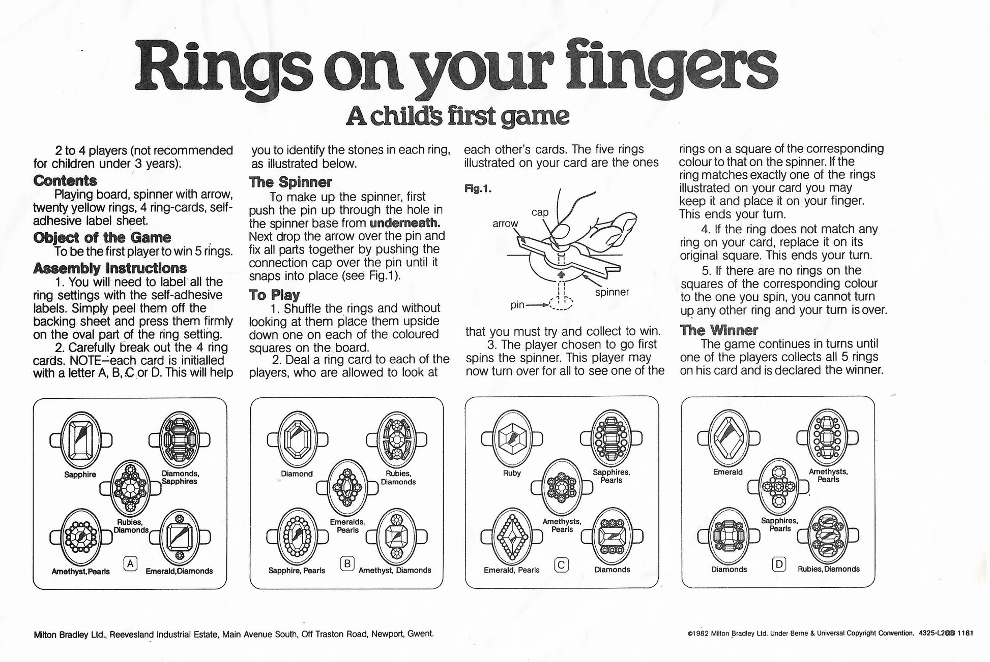 Simple rules and colourful fun make Rings on Your Fingers (1983) a must-play for young players.
