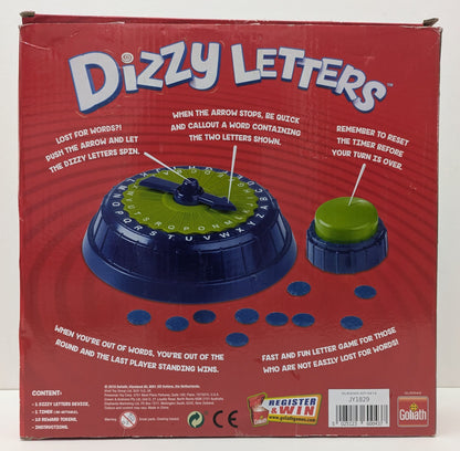 In Dizzy Letters (2019), shout your word and hit the timer to keep your turn alive.