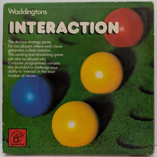 Interaction (1978) – The Devious Strategy Game by Waddingtons