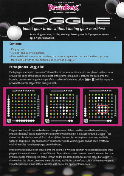 Joggle (2010) Rules – Learn how to set up, play, and win step by step.