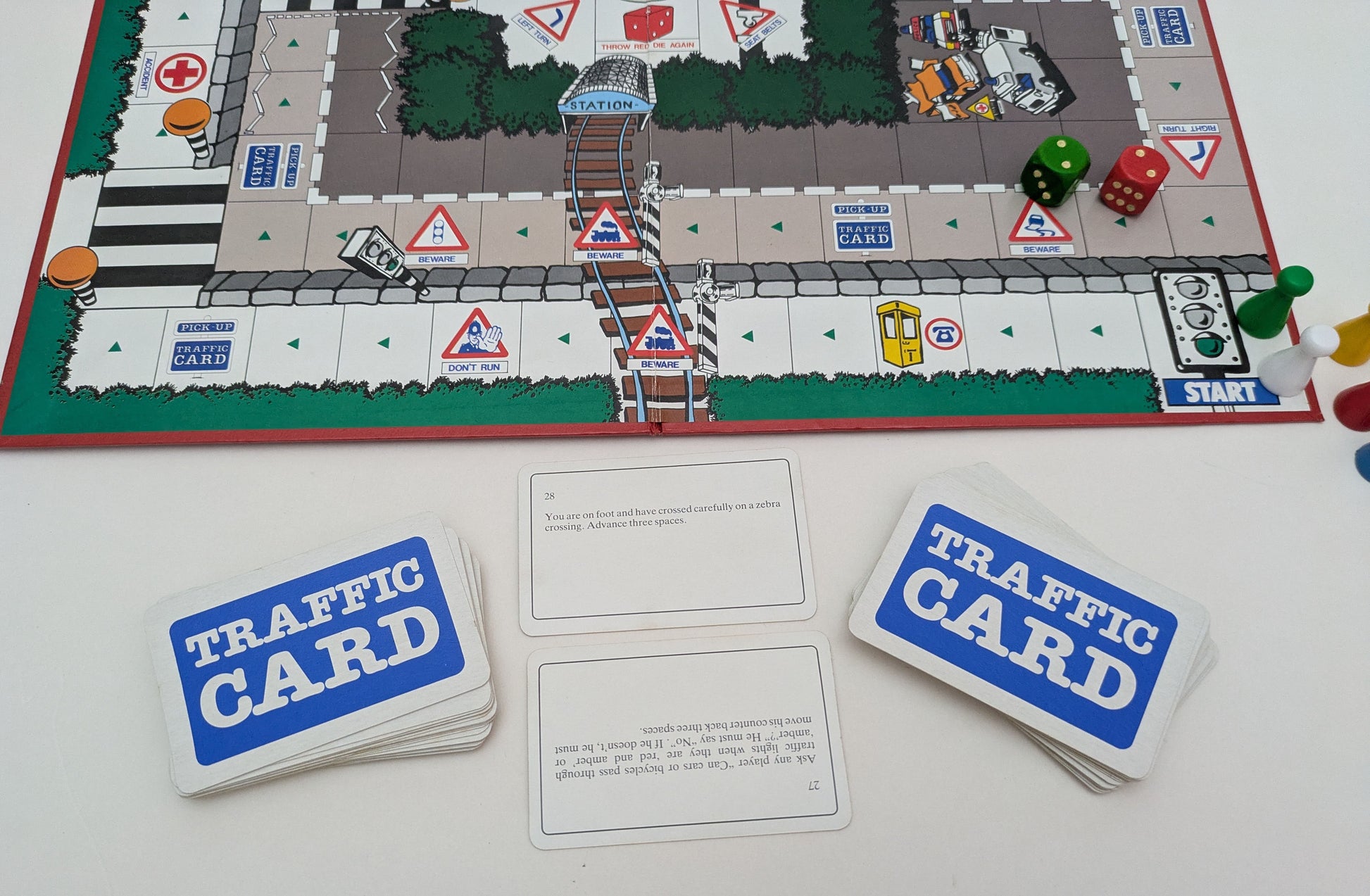 Keep Safe in Traffic (1970s) a nostalgic children’s board game about safety