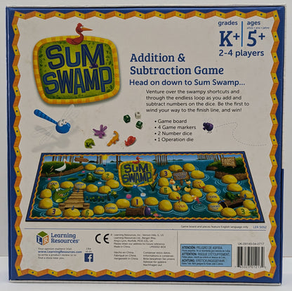 Kids can boost their number skills in Sum Swamp (1993), an engaging maths game full of adventure, learning, and family fun.