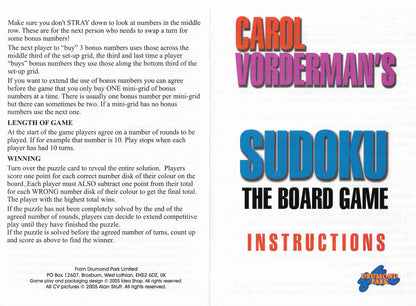 Learn how to play Carol Vorderman’s Sudoku (2005) and master the art of number placement under pressure.
