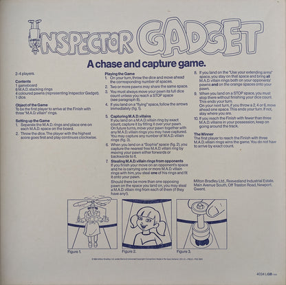 Learn how to play Inspector Gadget (1984) with the full set of rules and instructions included.