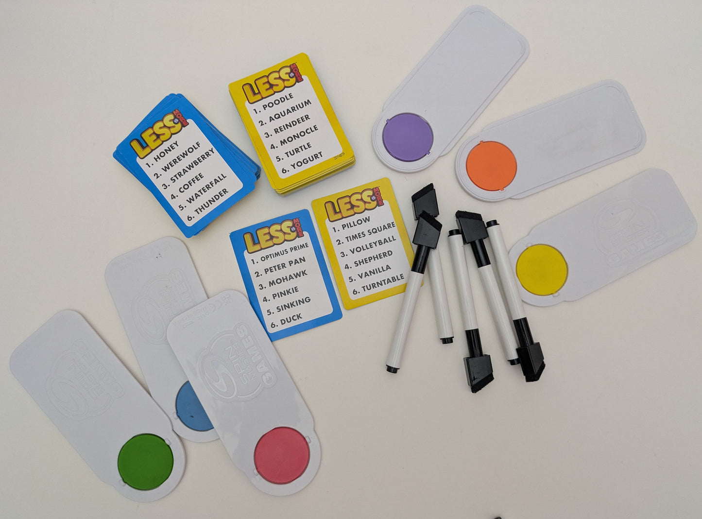 Less Is More (2021) is a fast and clever word guessing game where shorter clues give players the edge.