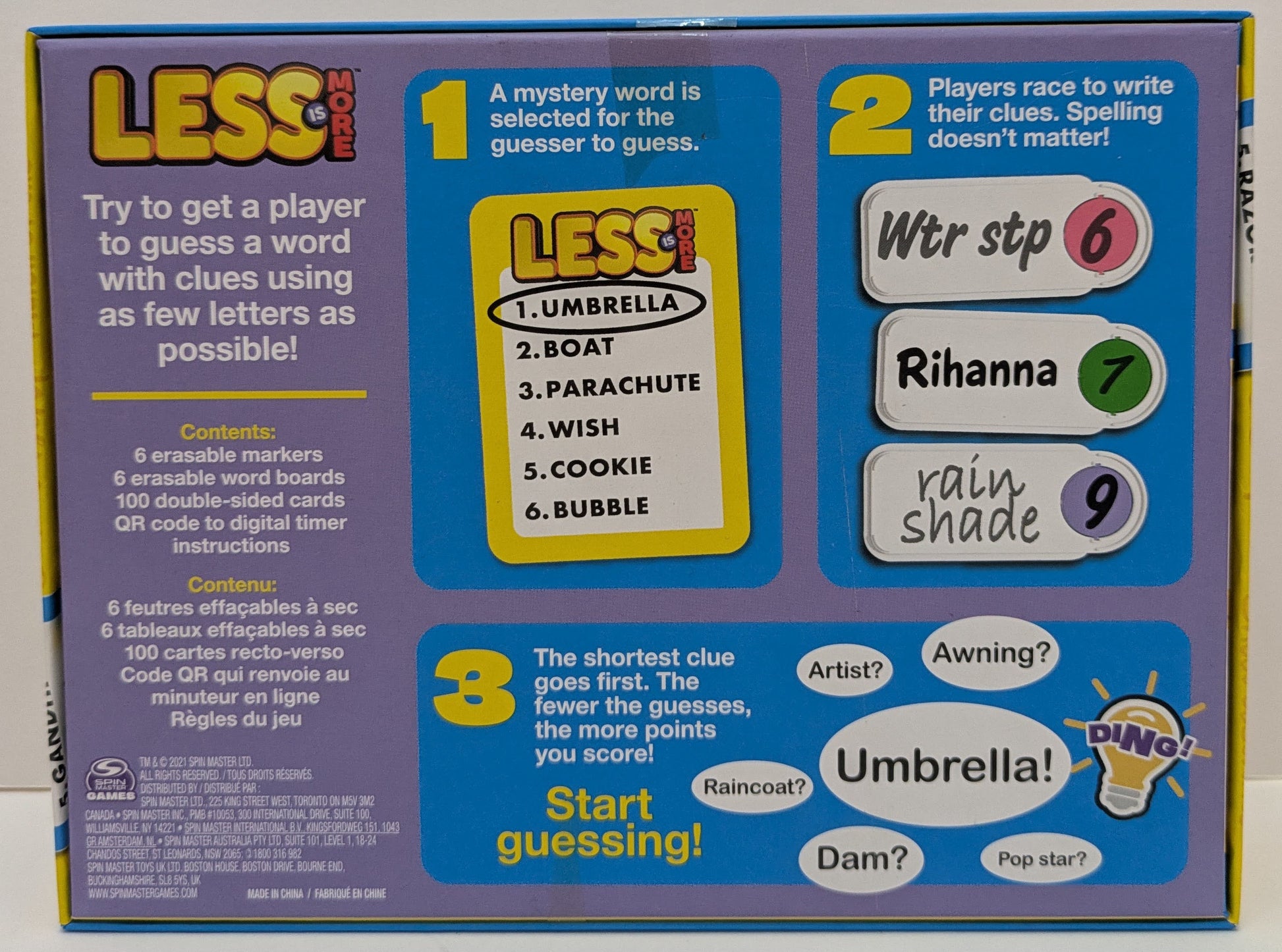 Less Is More (2021) is a fun social board game designed for lively game nights and group play.