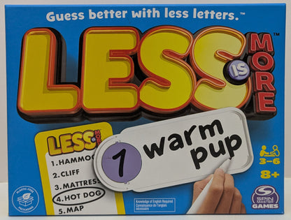 Less Is More (2021) keeps every round moving with quick clues and smart guesses.