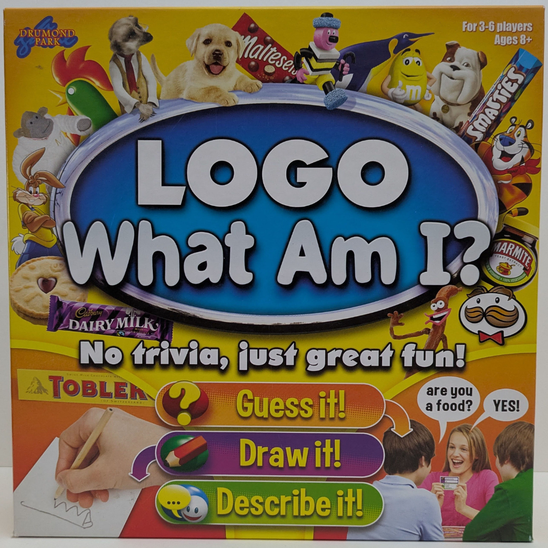 Logo What Am I (2012) Family Guessing & Drawing Board Game