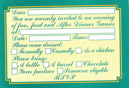 Looking for a way to entertain guests after dinner Host Your Own – After Dinner Games (1997) is the answer.