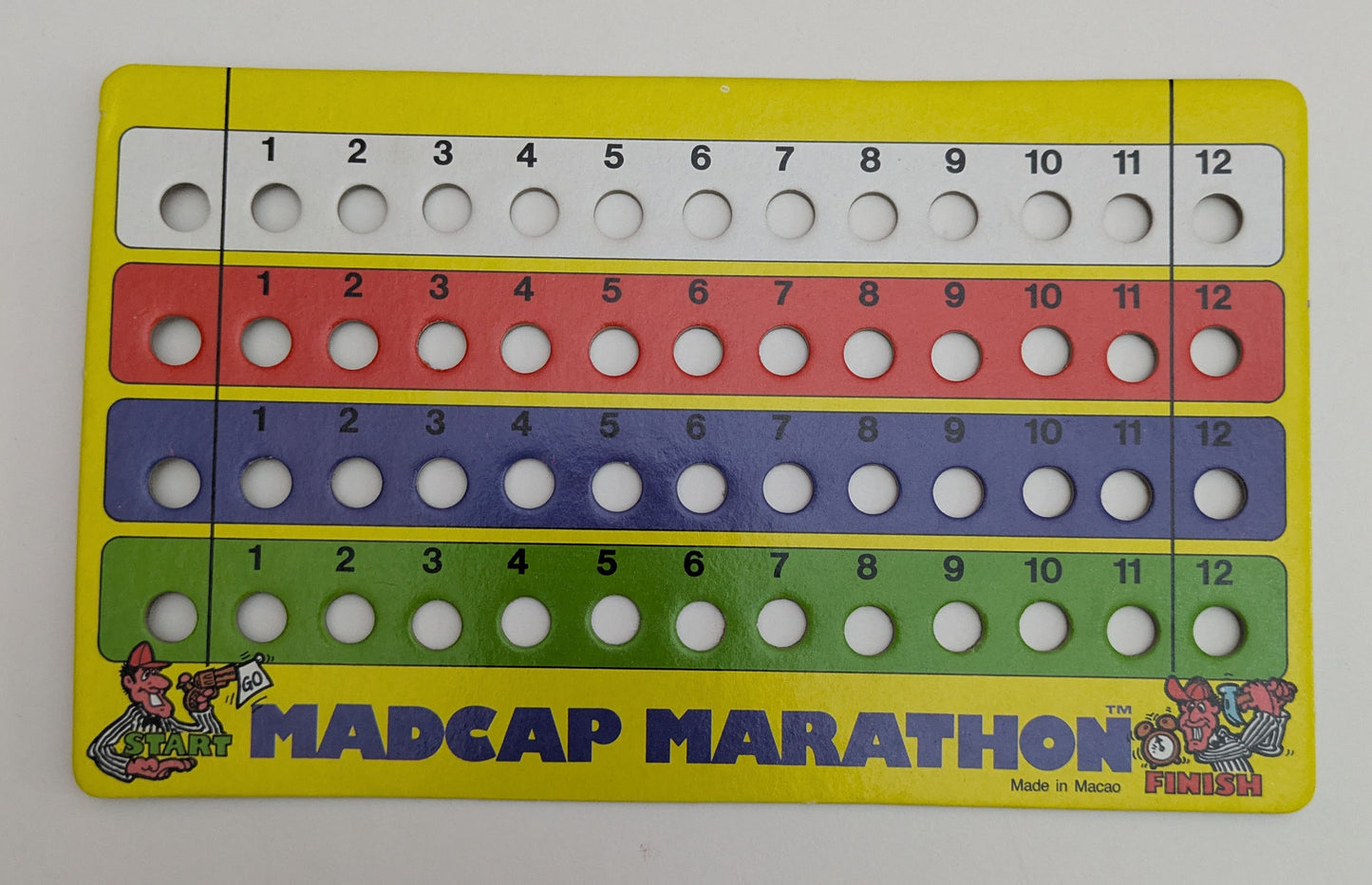 Rent Madcap Marathon (1981), the frantic obstacle course game! Navigate wacky challenges, race against the clock, and compete solo or with friends. Perfect for family fun and retro game nights. Book now!