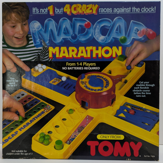 Madcap Marathon Game Rental (1981) - Fast-Paced Obstacle Adventure