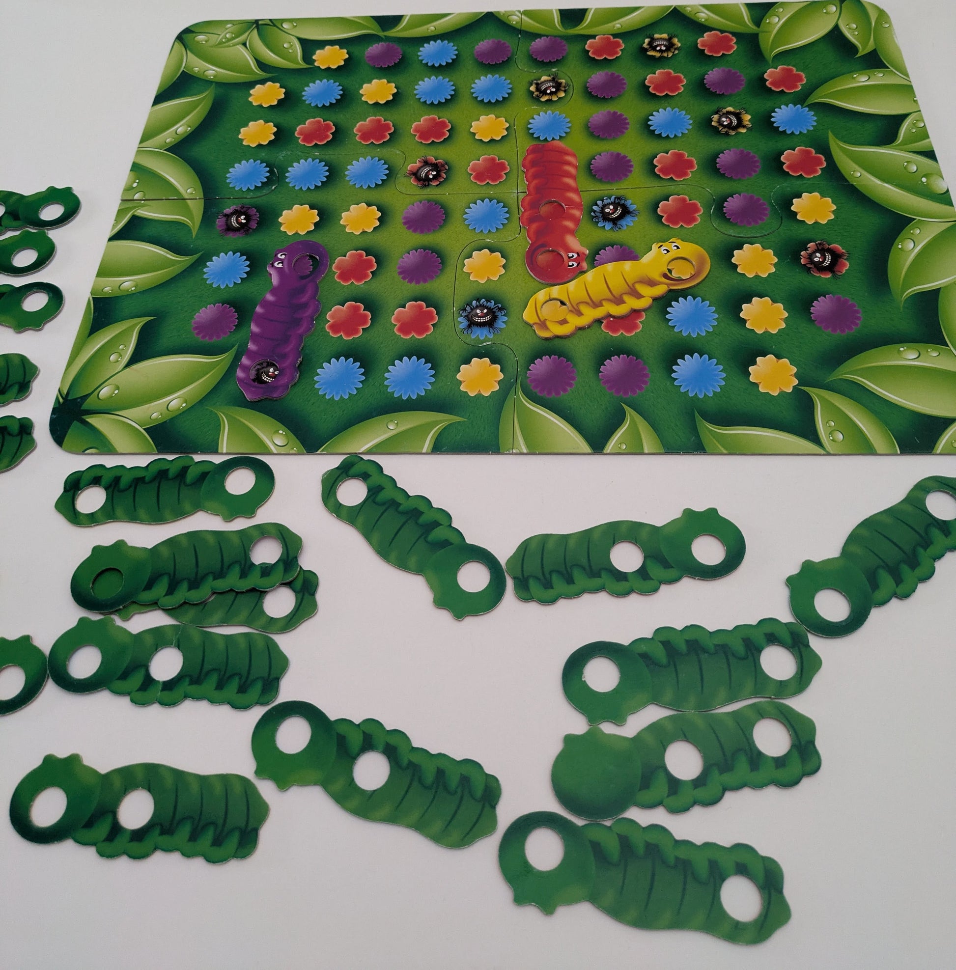Match colours and dodge bogeybugs in the playful classic Colourful Caterpillars (1986)