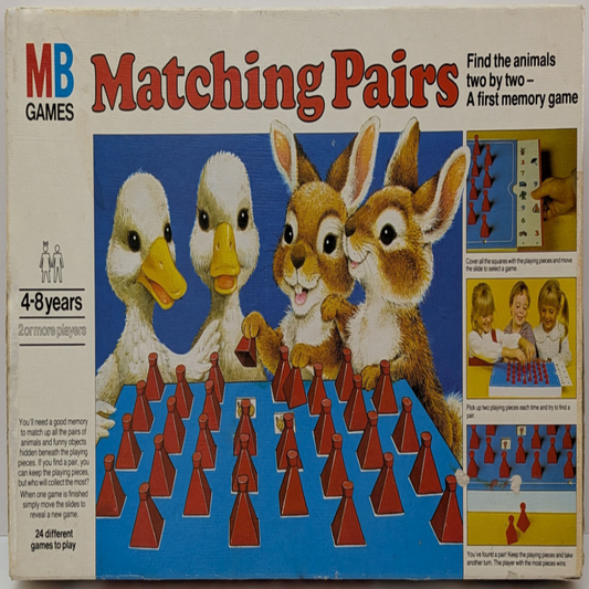 Matching Pairs (1981) – A Vintage Memory Game Full of Surprises