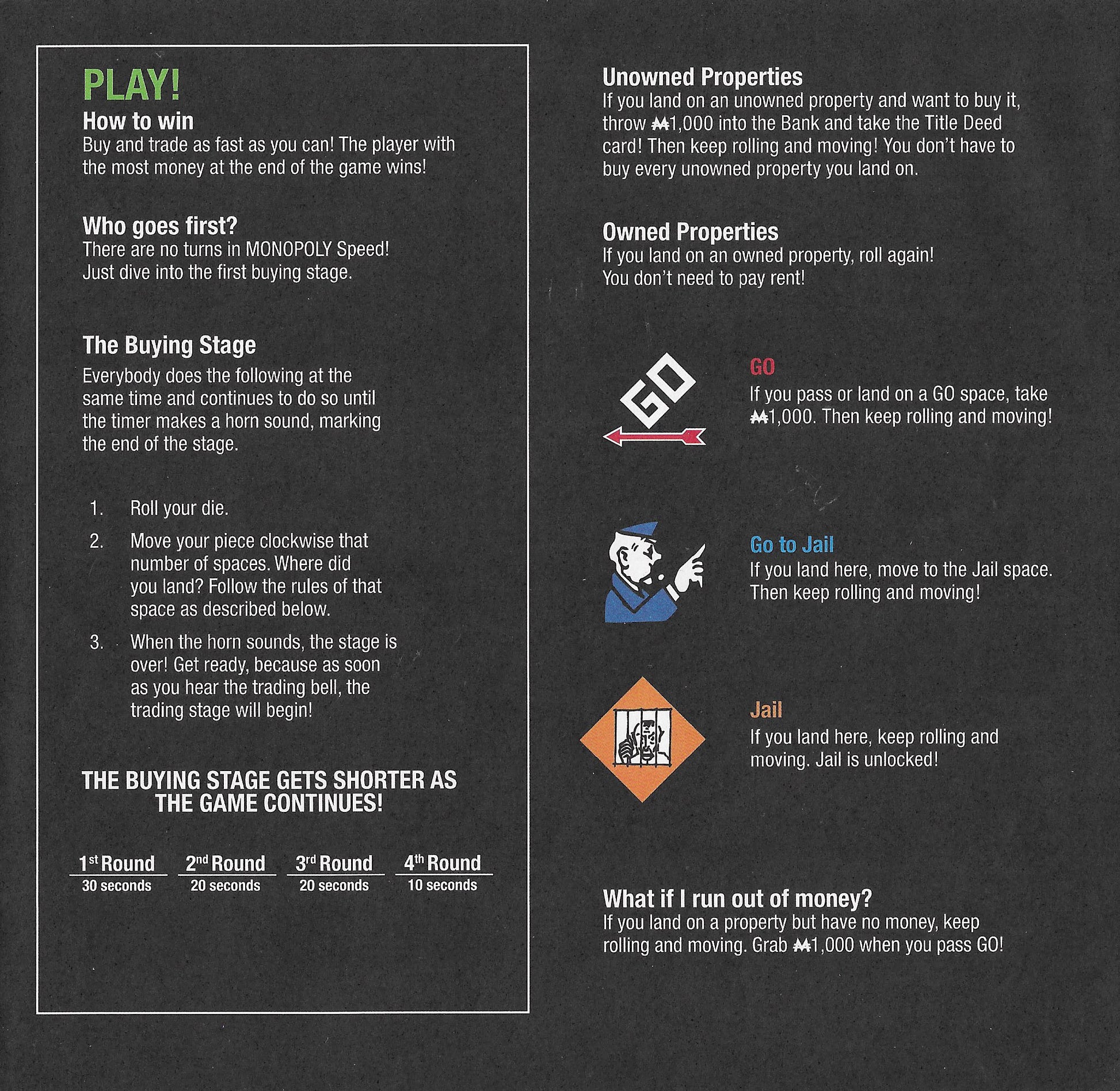 Monopoly Speed (2019) is a fun and unique version of the timeless property trading game.