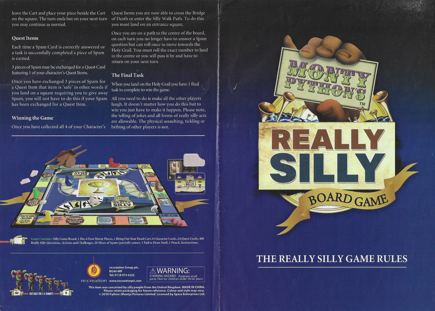 Monty Python’s Really Silly Board Game (2010) – Read the Full Rules Here