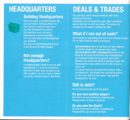 Ms Monopoly (2019) explains how the game ends once all inventions have been purchased