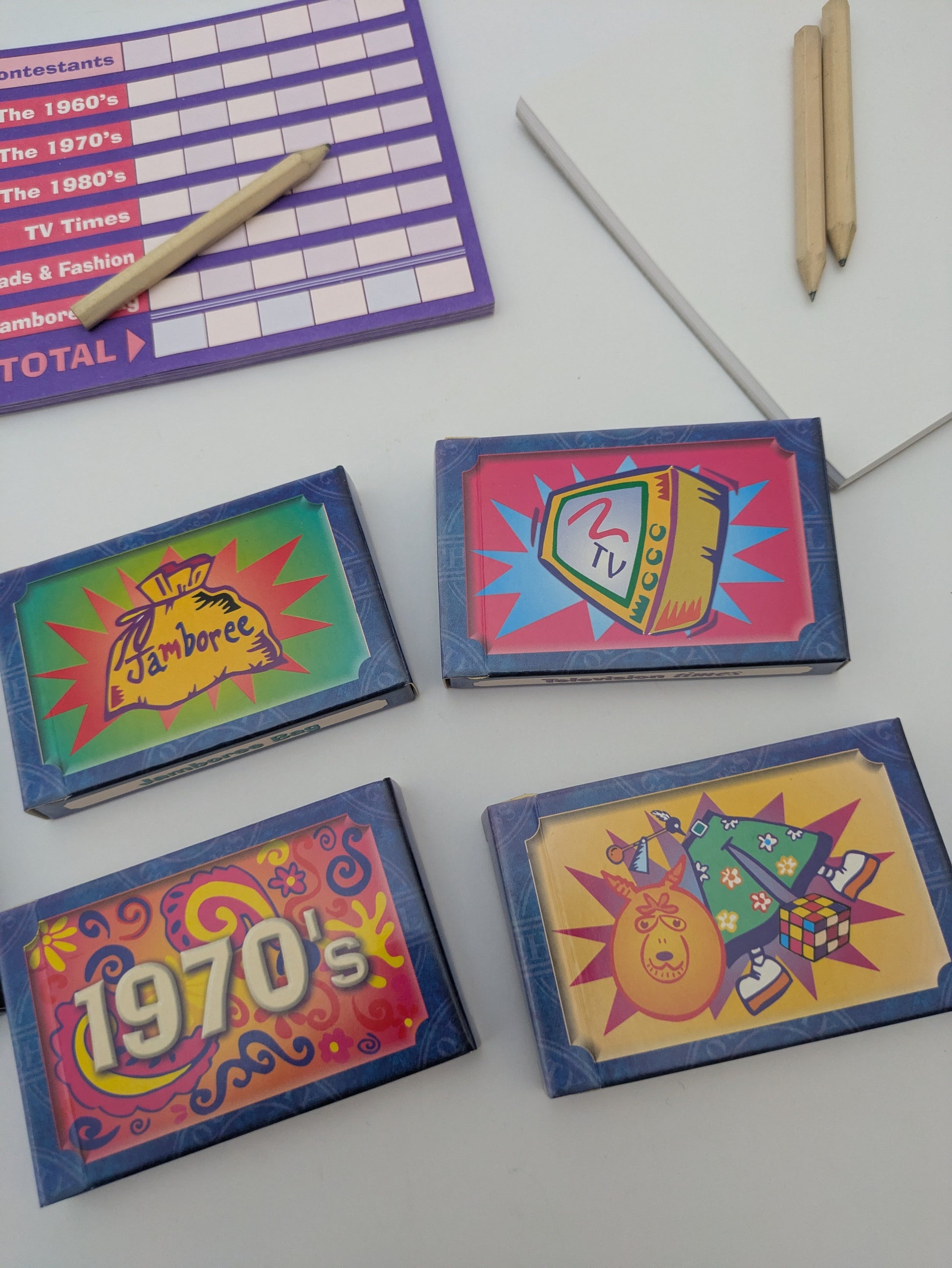 Nostalgia (2006) is a family quiz game full of laughs, memories and debate