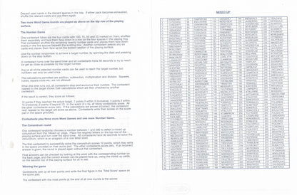 Official Rules for Countdown (1997) – Word Games, Number Games, and the Conundrum Explained