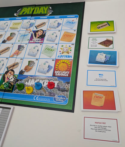 Payday (2016) follows players through a month of bills, bargains and paydays.