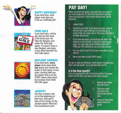 Payday (2016) rules explain how lotteries and jackpots are resolved.