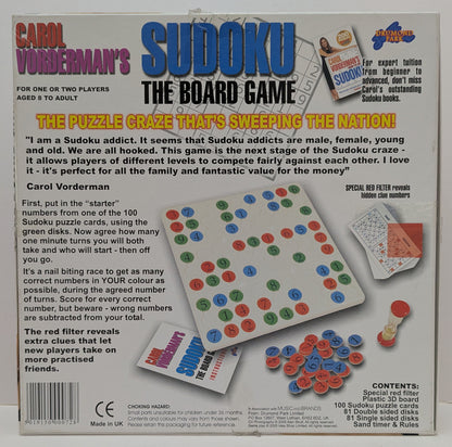 Perfect for puzzle lovers, Carol Vorderman’s Sudoku (2005) turns solo play into family fun.